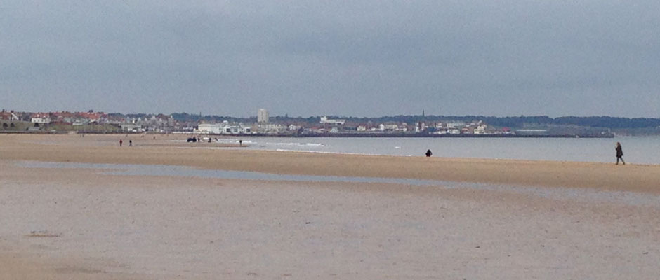 Bridlington in the Distance